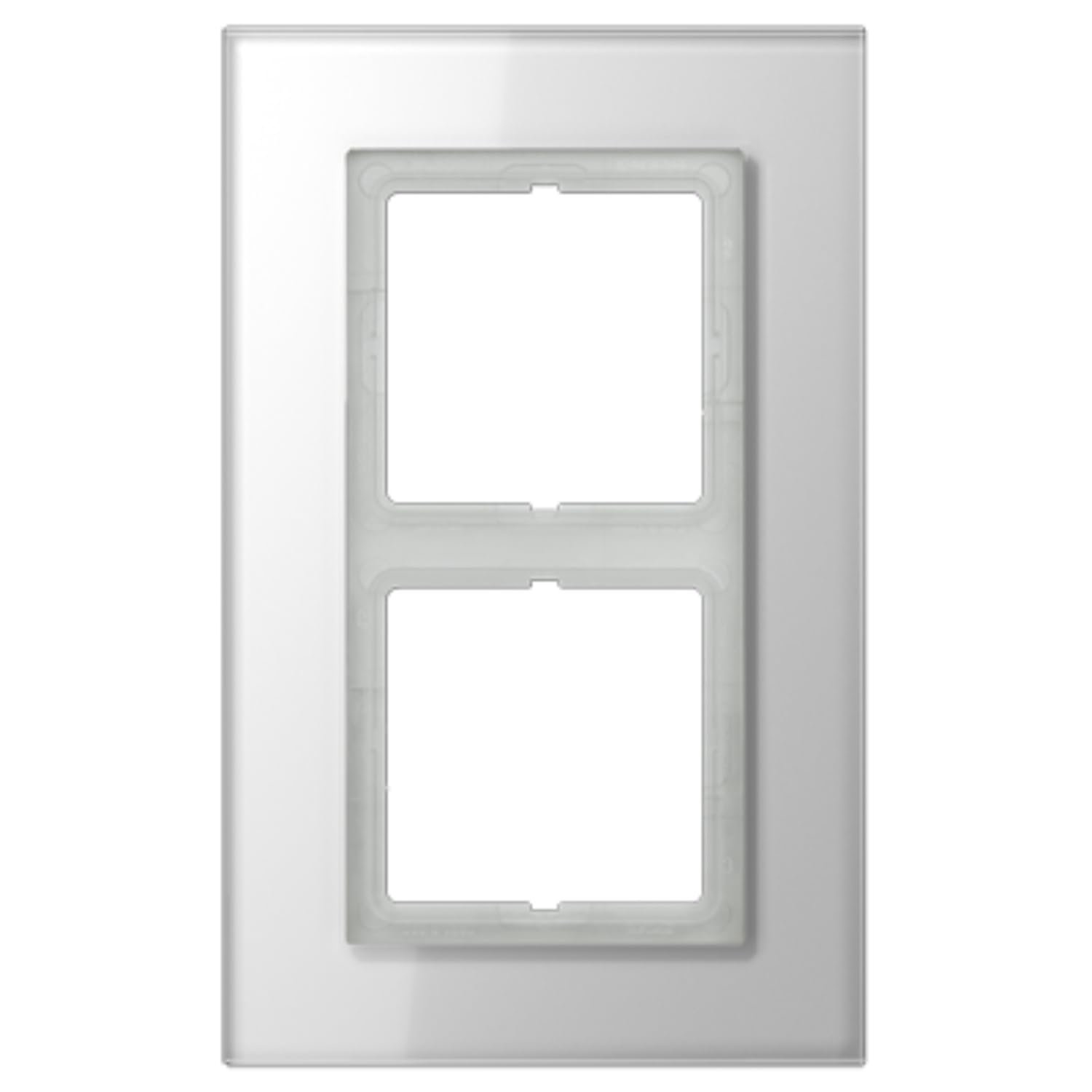 JUNG Lsp982glww Double Cadre de Finition Design Pur Blanc Éclatant