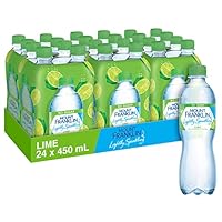 Mount Franklin Lightly Sparkling Water Lime, Multipack Bottles 24 x 450mL