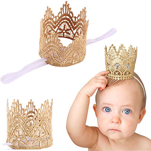 Baby Toddler Headbands Princess Girls First Birthday Crown (Multicoloured Crown ASMY440)