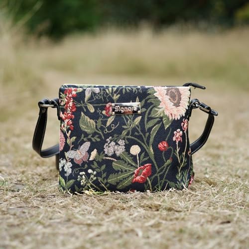 Image of Signare Tapestry Crossbody Bag Sling Shoulder Purse for Women
