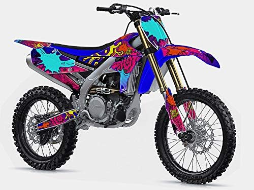 Miniatura 7 de 2000-2008 TTR 90 Zany Pink Senge Graphics Kit completo con ID de piloto compatible con Yamaha