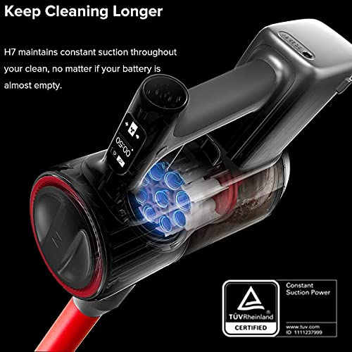 Roborock H7 Draadloze Stofzuiger met Stofzak, 20k Pa, 90 Minuten Steelstofzuiger,3 Snelheden Steelstofzuiger Combinatie… - Afbeelding 6