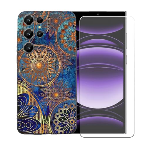 CongJiaLingXi�P�[�X�K�p�� Oukitel C61 GT (6.88") + �������ꂽ�K���X�X�N���[���v���e�N�^�[�A�_��ȃV���R�[���V�F���o���p�[TPU�ی�J�o�[�̂���,BST10