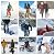 SAVIOR HEAT Heated Gloves, Unisex Rechargeable Battery Powered Electric Heating Glove for Winter Outdoor (Black S66B, X-Large)