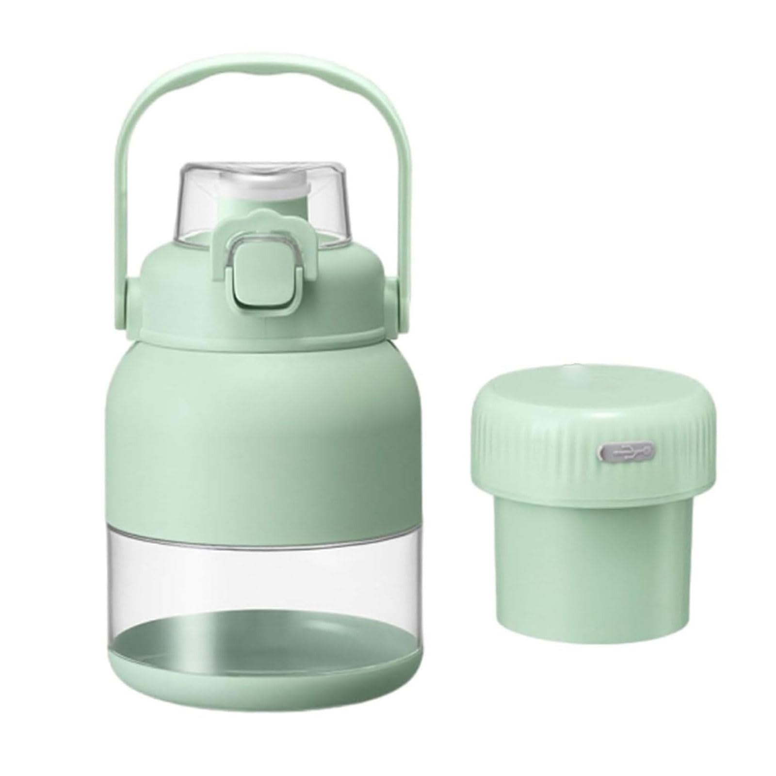 Compatta 20 piccoli frullatori ricaricabili per succhi frullati, alimenti per bambini, funzionamento a pulsante singolo, design lavabile in lavastoviglie, adatto ai viaggi
