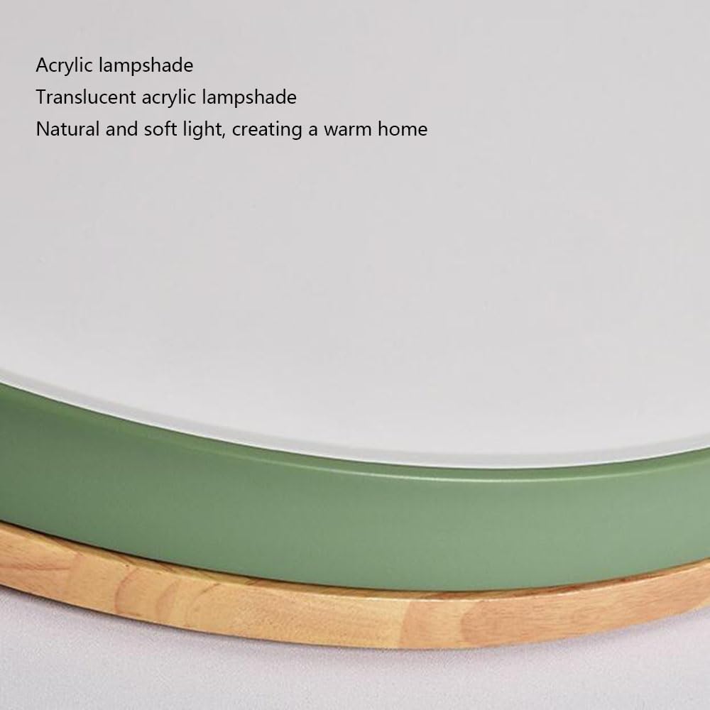 3000K-6000K Dimming Ceiling Lamp Creativearon Ceiling Lamp Fixture Easy Installation of Ceiling Lighting with Acrylic Lampshade Industrial Panel Light for Bedroom, Kitchen, Living Room(/Pink