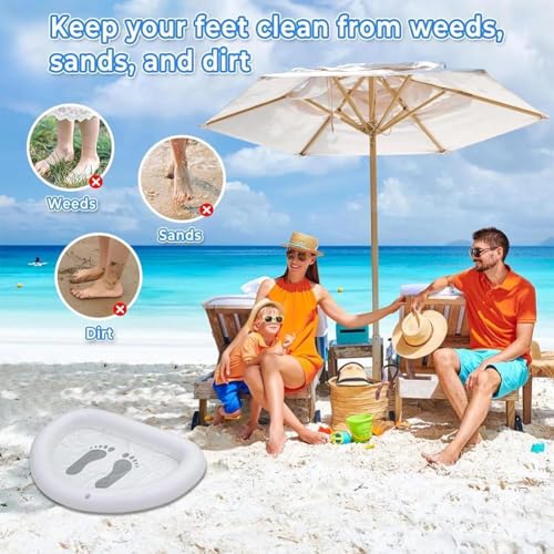 Tina Inflable para Pies para Piscinas, Blanca miniatura 7