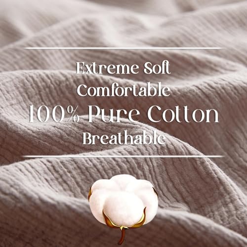 Simple&Opulence Muslin Single Duvet Cover Set - Image 2