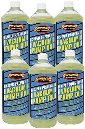 TSI Supercool V32-6CP Premium Quality Vacuum Pump Oil, 32 oz, 6 Pack