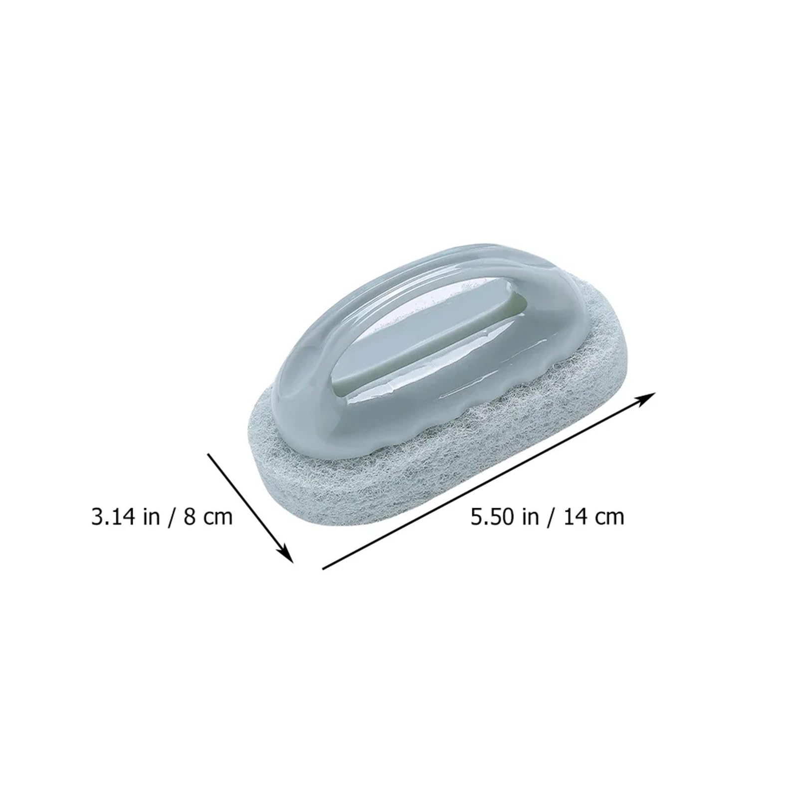 Brosse à Vaisselle 6pcs Cleaning Sponge Brush with Handle Thickened Household Kitchen Bathroom pour Laver La Vaisselle