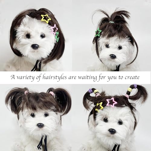 Peluca para Mascotas Estilo Humano para Disfraz miniatura 6
