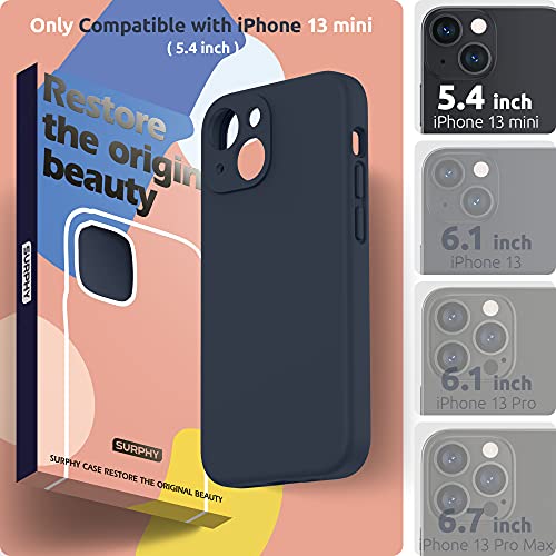 Surphy Hülle für iPhone 13 mini – Silikon mit Displayschutzfolie
