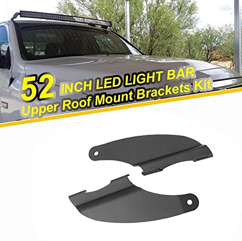 Dasen Upper Roof Mounting Brackets Kits for 52 inch Curved Light Bar Compatible with Dodge Ram 1500 2009-2018, Fit Ram 1500 Classic 2019-2024, Fit Ram 2500 2010-2018 by Dasen - Image 5