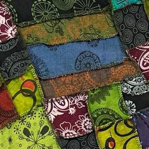 Image of Agan Boho Maxi Wrap Skirt for Women, Tie Dye Cotton Long Flowy Summer Skirt