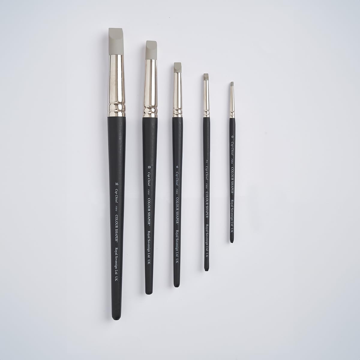 Colour Shapers : Silicone Tool : Grey : Firm : Cup Chisel : Size 2