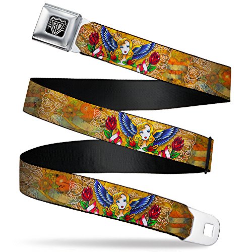 Cinturón de seguridad TJ-Blonde Buckle-Down ideal para festivales y moda urbana