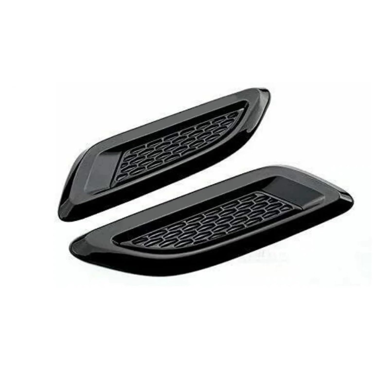 EJUOYO Side Vent Decor Sticker Fit For Range Rover EVOQUE 2011-2018 2Pcs Car Air Intake Inlet Bonnet Hoods Scoop Vents Sticker Car Fender Side Vents