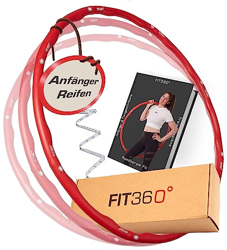 FIT360° - Premium Hula Hoop Reifen für Erwachsene & Kinder von Anfänger...