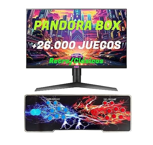 LEVEL25 Pandora Box +26.000 juegos Retro Clásicos Consola 3D Arcade Machine Classic Games | Ya disponible en tu tienda friki favorita! En mundofriki.es!
