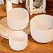 Hye-eun Crystal Singing Bowls Set of 3, 432hz 7