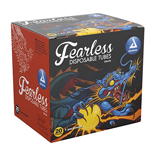 Image of Dynarex Fearless Diamond Tattoo Disposable Tubes, 38 mm, 7d, 10 Count
