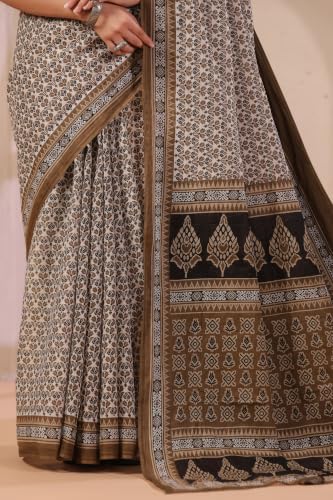 Image of TAMAIRA FASHION Mulmul Pure Cotton Saree For Woman |Office Wear Daily Wear Sarees For Women Without Blouse Piece(Available in 19 Colours)