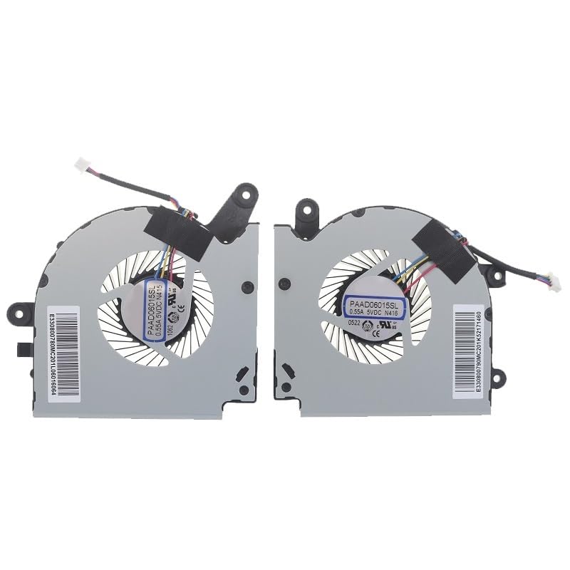 Ventilateur de refroidissement CPU PAAD06015SL 5V pour MSI GF75 MS-17F1 17F2 17F4