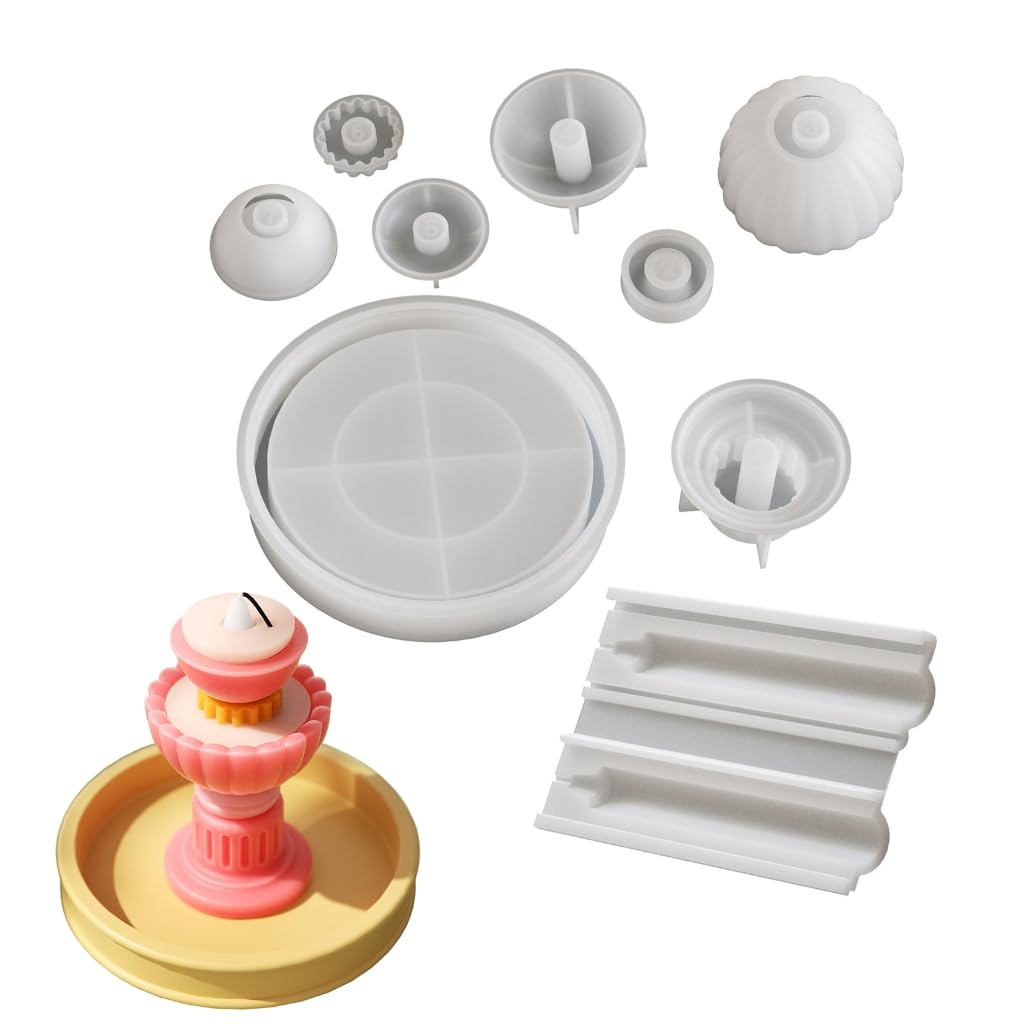 Moule bougeoir résine silicone pour illuminer vos tables de fête