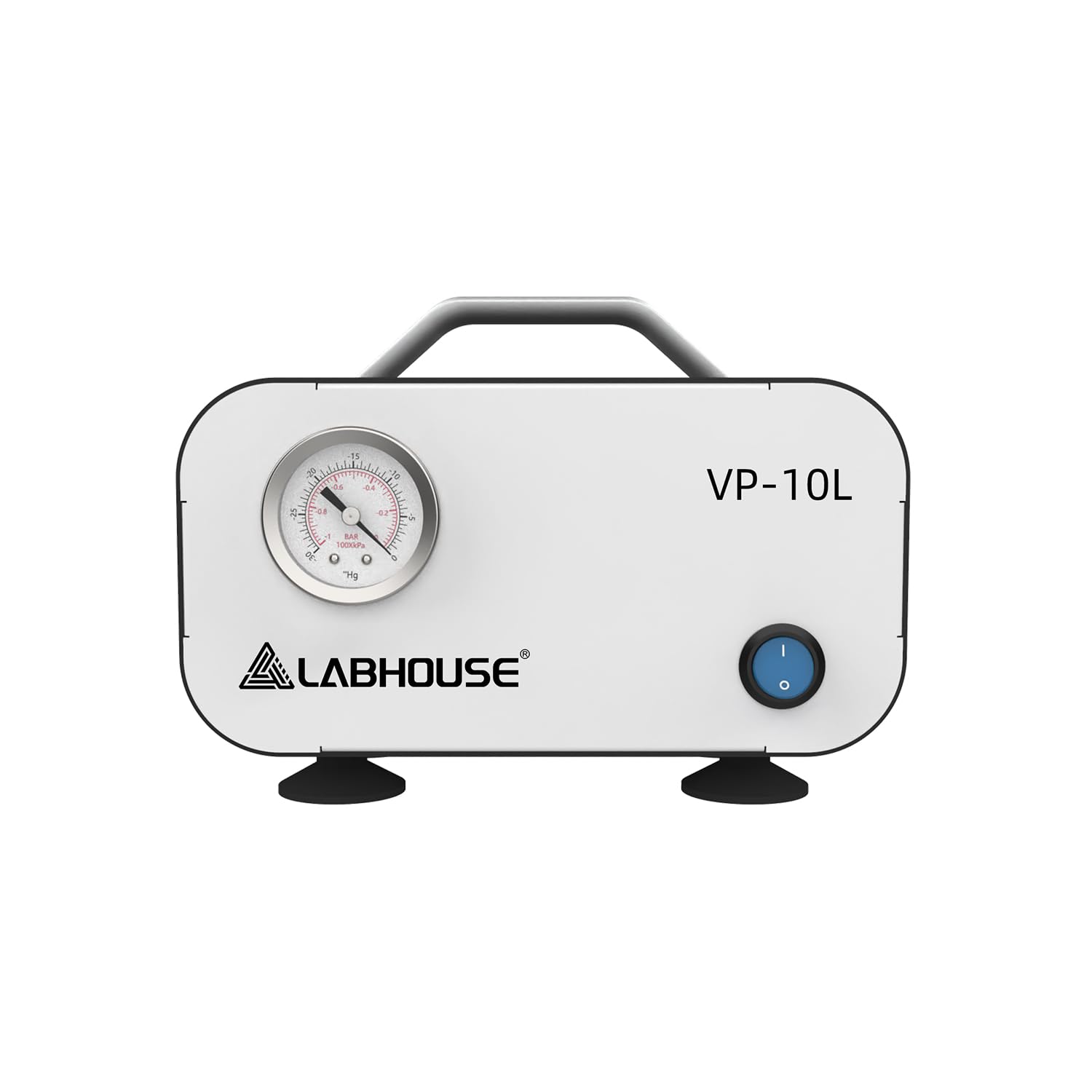 Lab Vacuum Filtration Pump VP-10L Negative Pressure Diaphragm Oil Free 10L/min W/Rubber Tube for Laboratory