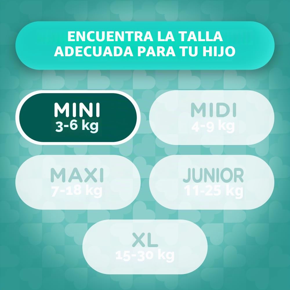 Pampers Baby Dry Mini, 186 pañales, talla 2 (3-6 kg)