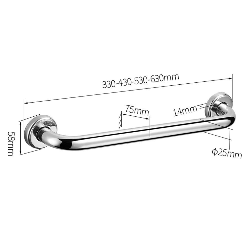 Maniglione per Handicap Di Sicurezza per Bagno, Maniglione per Bagno Doccia Di Sicurezza in Acciaio Inox Doccia Di Sicurezza Binario Di Supporto Senza Barriere Finitura Cromata Lucida Corriman