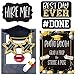 Graduation Photo Booth Props - 41-pc Photobooth Kit with 8 x 10-Inch Sign, 60 Adhesive Pads, 45 Sticks - Graduation Props - Graduation Picture Props - Grad Photo Booth Props