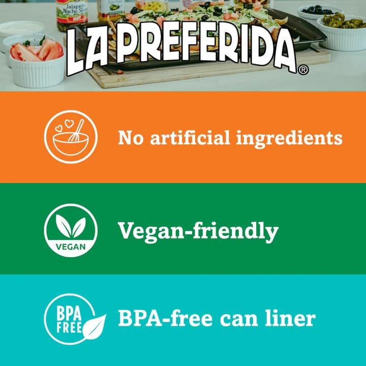 Image of La Preferida Refried Pinto Beans, Vegetarian Refried Beans, Low Fat Refried Beans, Mexican Style Beans, Ready to Eat Pinto Beans, 16 Ounce (Pack of 6)