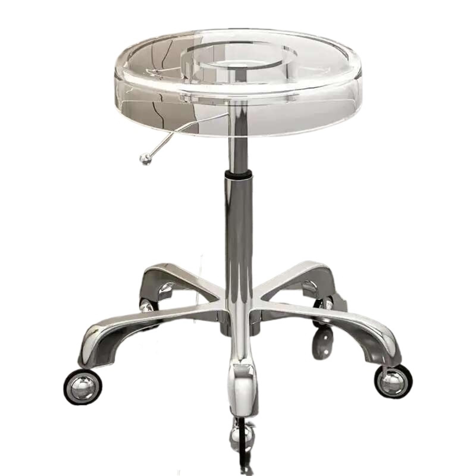 Taburete con Ruedas Tocador, Taburete de Caballo, Esteticista, manicura, sillón reclinable, pedicura, Muebles salón Belleza(Color 5)