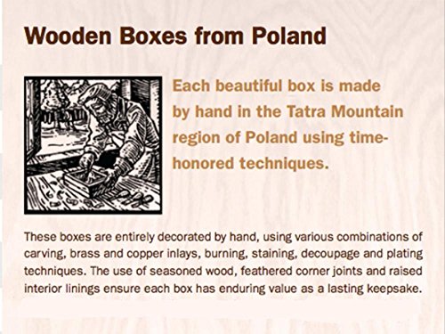 The Lovers Tarot Card Box Polish Handmade Linden Wood Keepsake Box By Milmaartgift #TOP4