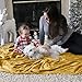 Bedsure GentleSoft Fleece Blankets King Size Gold Yellow - Bed Blanket Soft Lightweight Plush Cozy Fuzzy Luxury Microfiber, 108x90 inches