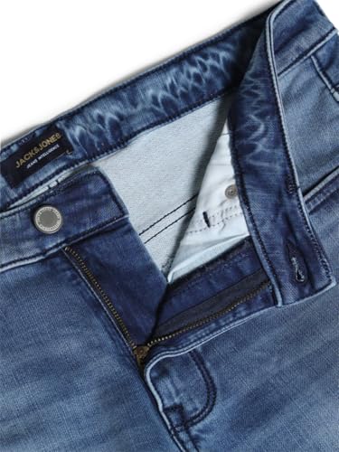Image of JACK & JONES Men's Slim Fit Jeans | Mid Rise | Jeans for Men