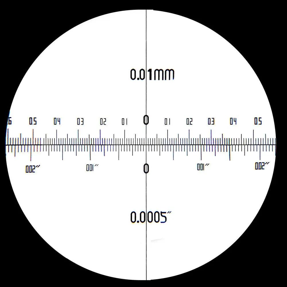 100-fache LED-Taschenmikroskop-Lupe, Stempel, Schmuckbewertung, Bewertungslupe, 0,01 mm Messabsehen
