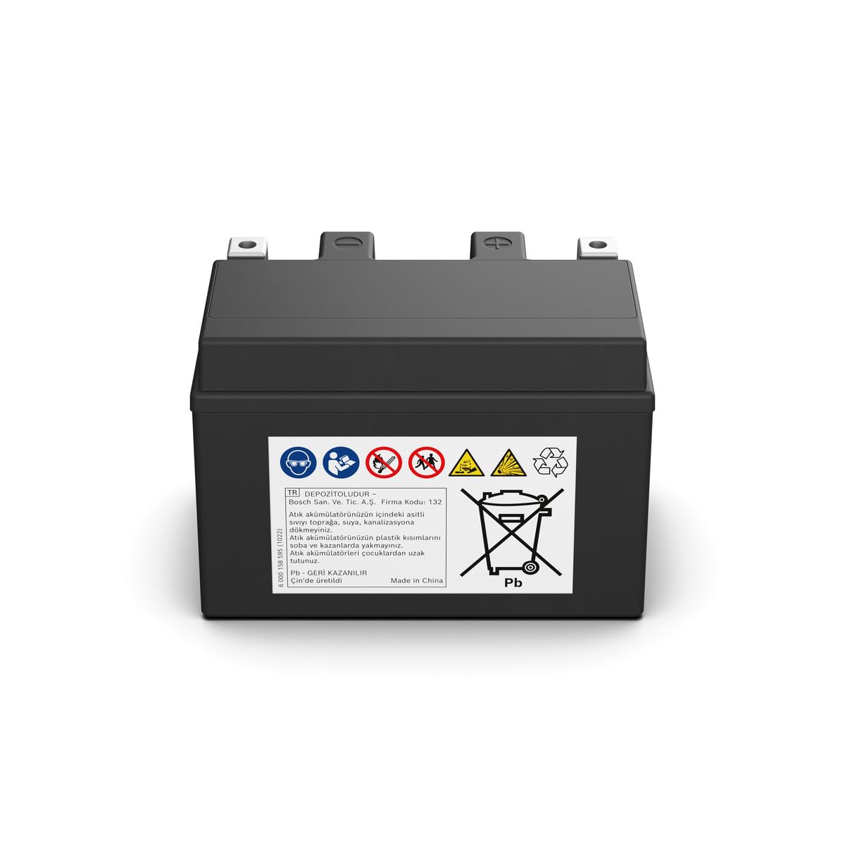 Bosch FA118 - Batteria AGM per motocicli - 12V 145A 10Ah - Adatta per moto, motociclette, enduro, scooter, quad, moto d'acqua - Compatibile M6016, BT12A-BS, BT12A