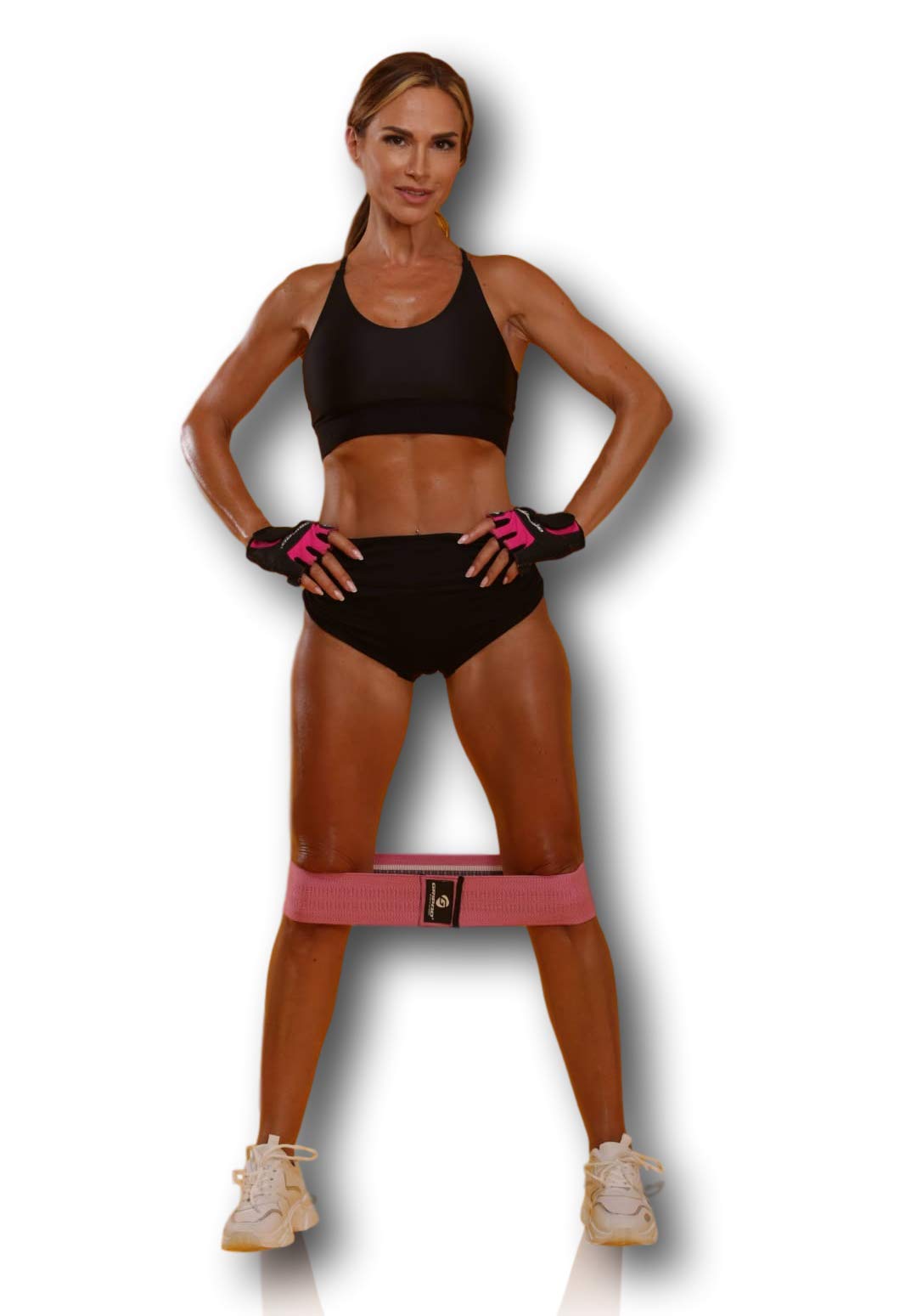 Gripad 【Stoff Booty Bands】Stoff Widerstandsbänder für Beine und Po: 3 Pack Set Perfekter Workout Hip Band Widerstand Tragetasche enthalten