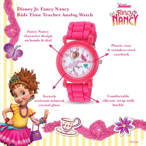Disney Jr. Kids' Plastic Time Teacher Analog Quartz Silicone Strap Watch2