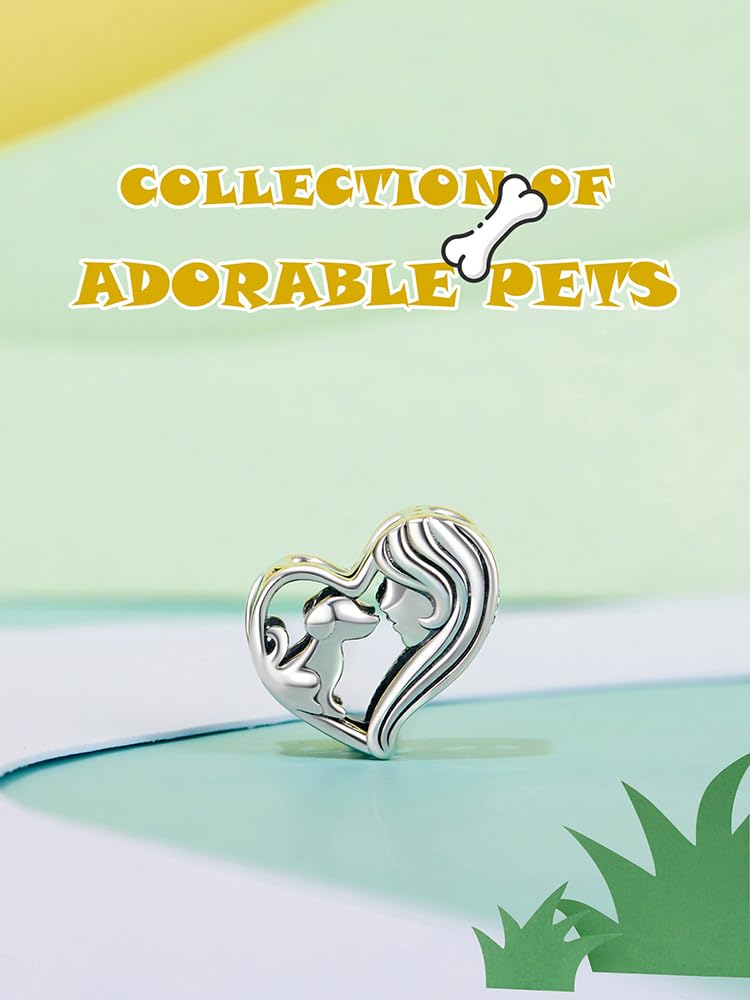 Abalorio para pulsera Pandora Charms para mujer, 4.5-5mm