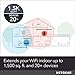 NETGEAR WiFi 6 Mesh Range Extender (EAX20) - Add up to 1,500 sq. ft. and 20+ Devices with AX1800 Dual-Band Wireless Signal Booster & Repeater (up to 1.8Gbps Speed), Plus Smart Roaming