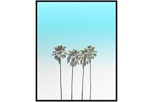 Bring the Beach Vibe Home with Palm TreeWall Art: Surf's Up Decor...