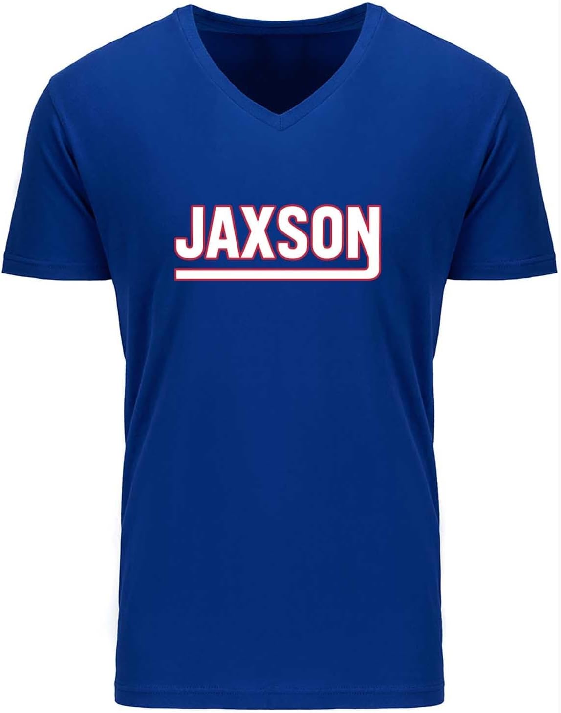 Mens V Neck Jaxson Logo New York Shirt T-Shirt