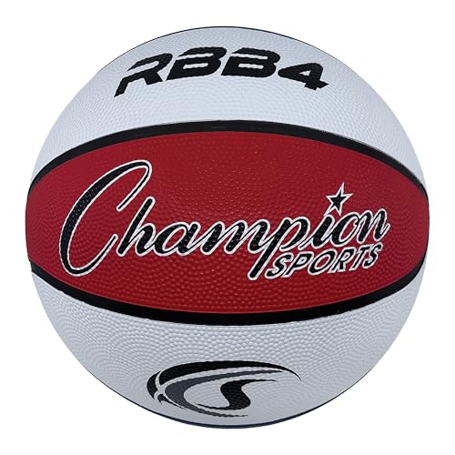 Image of Champion Sports Official Heavy Duty Rubber Cover Nylon Basketballs