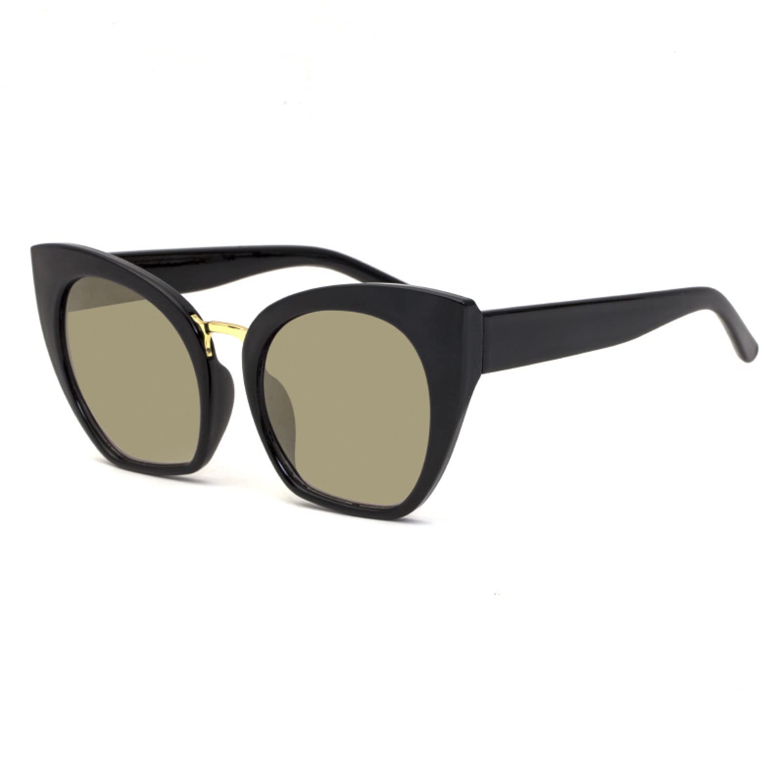 BAJIE Sonnenbrille Leopardenmuster Katzenaugen-Sonnenbrille Damenmode-Sonnenbrille Damenmode-Sonnenbrille
