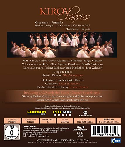 Kirov Classics solucione la falta de ballet clásico real con DVD y CD 3