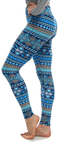 LMB Lush Moda Extra Soft Leggings With Designs- Variety Of Prints - 245YF O/S