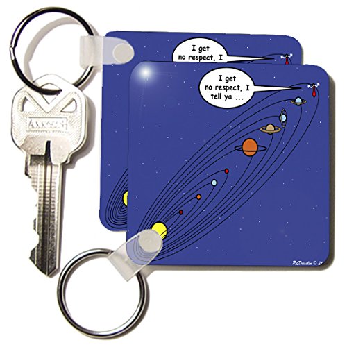 Pluto perd Planet état Porte-Clés humour dessin animé Rich Diesslins